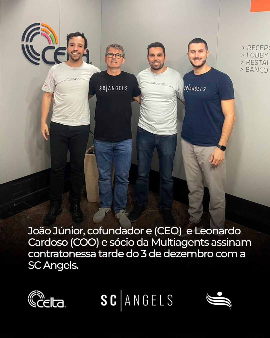 Paulo Pina com diretores da Conscience